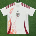 2024/25 Japan Away Y-3 White Fans Soccer Jersey Front