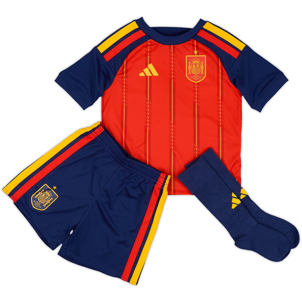 Kids Spain Home Jersey Full Kit World Cup 2026 - [Super Replica] Back