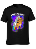 I Need My Space Cat Rocket T-Shirt