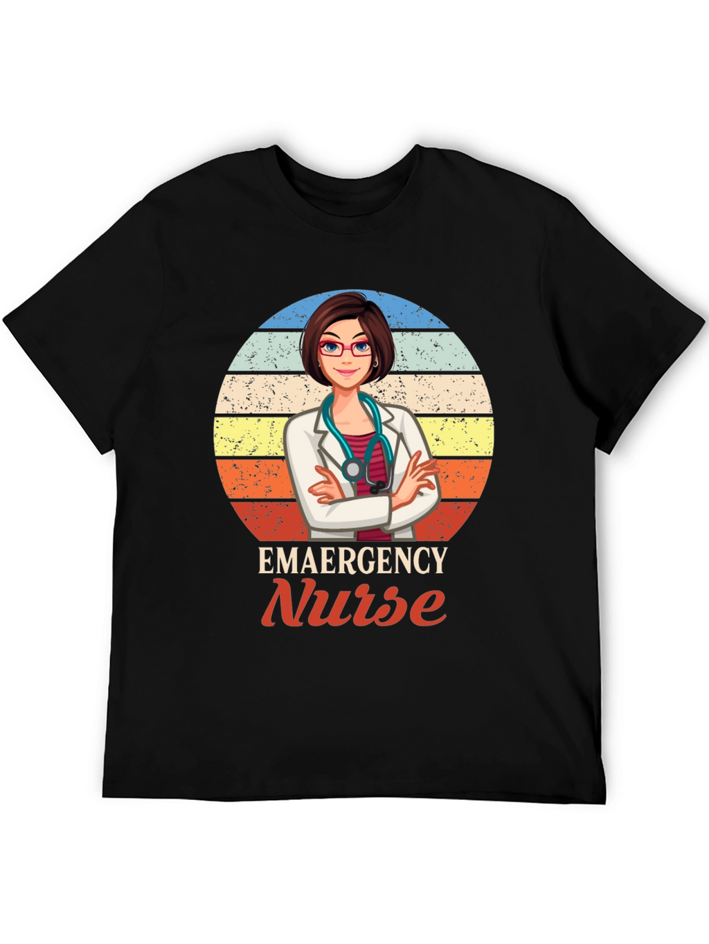 Emergency Nurse Graphic T-Shirt