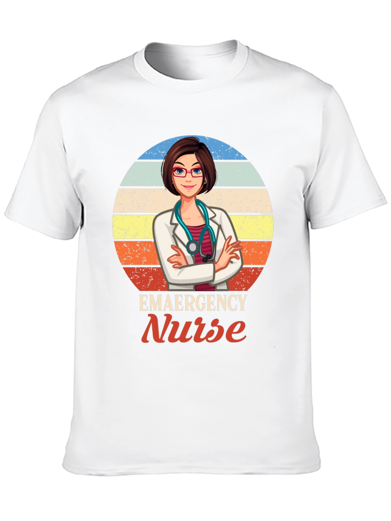 Emergency Nurse Graphic T-Shirt