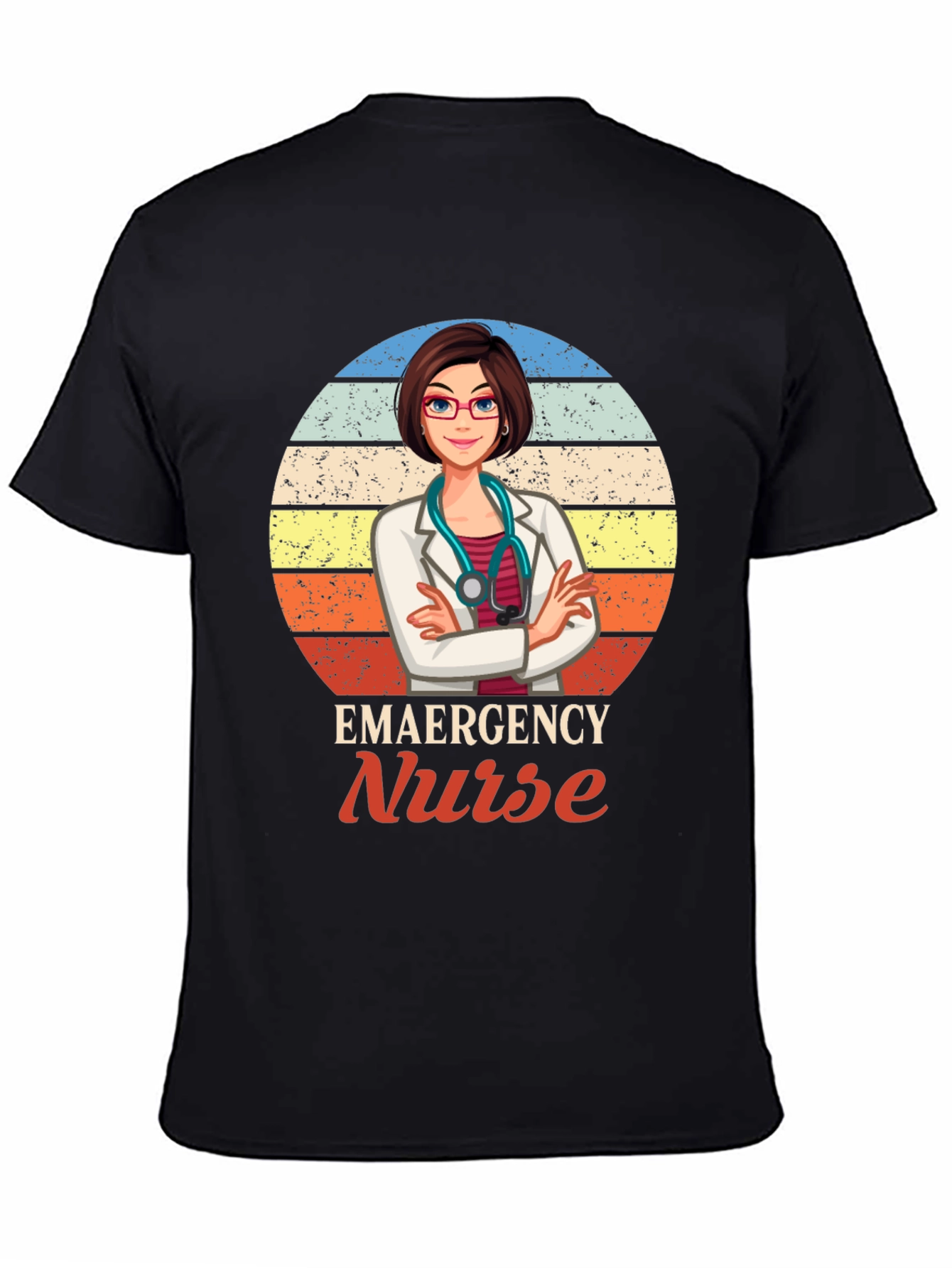 Emergency Nurse Graphic T-Shirt