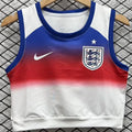 2025/26 England Home Women Yoga Vest Jersey 女 Front