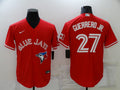 Men's Toronto Blue Jays Vladimir Guerrero Jr. #27 Red Replica Baseball Jerseys