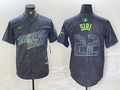 Men's Tampa Bay Rays Jose Siri #22 Charcoal 2024 City Connect Limited Player Jerseys