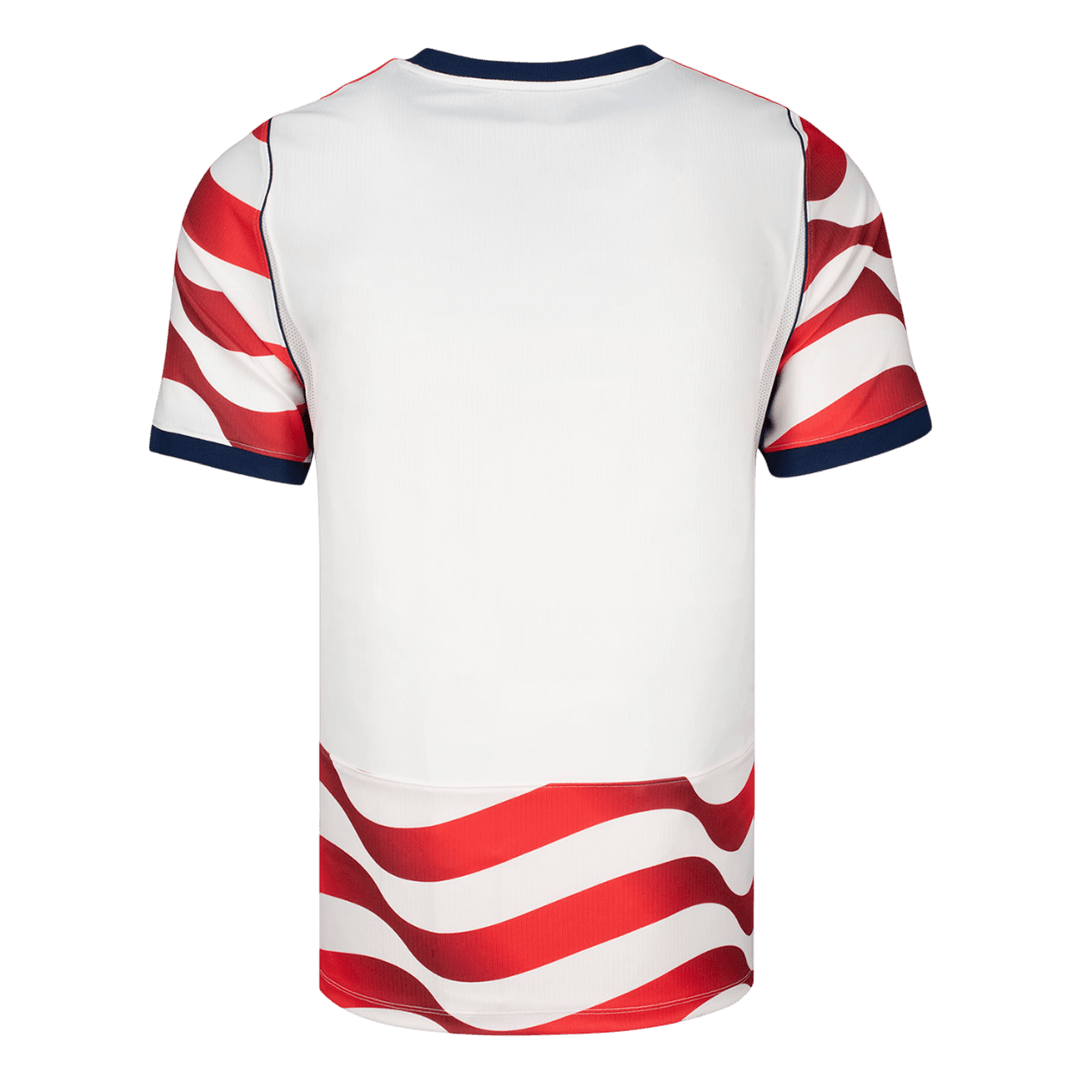 USA Home Soccer Jersey World Cup 2026 Red&White Back