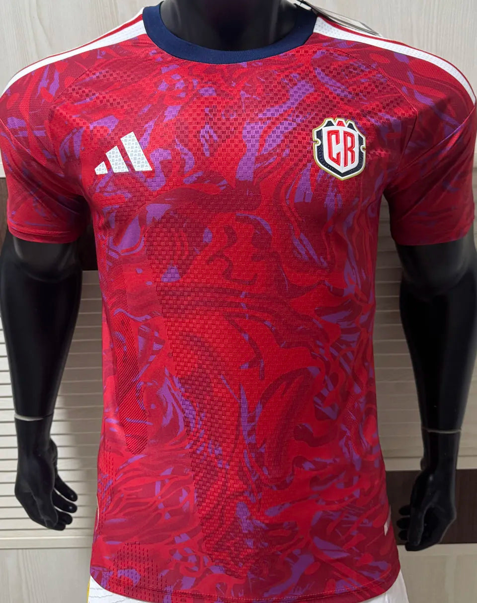 2026/27 Costa Rica Home Red Player Version Soccer Jersey Front