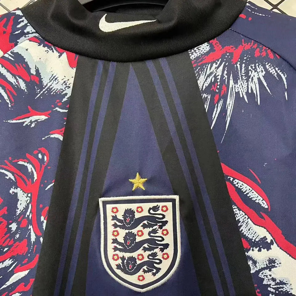 2026/27 England Goalkeeper Long Sleeve Soccer Jersey Detail 1