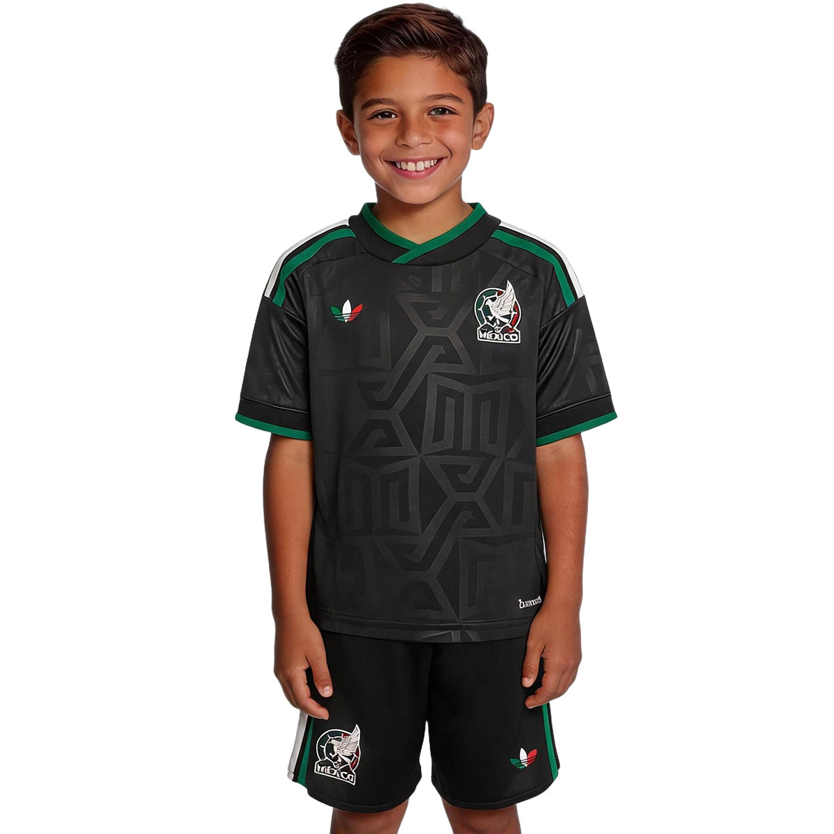 Kids Mexico Third Jersey Kit World Cup 2026 Front