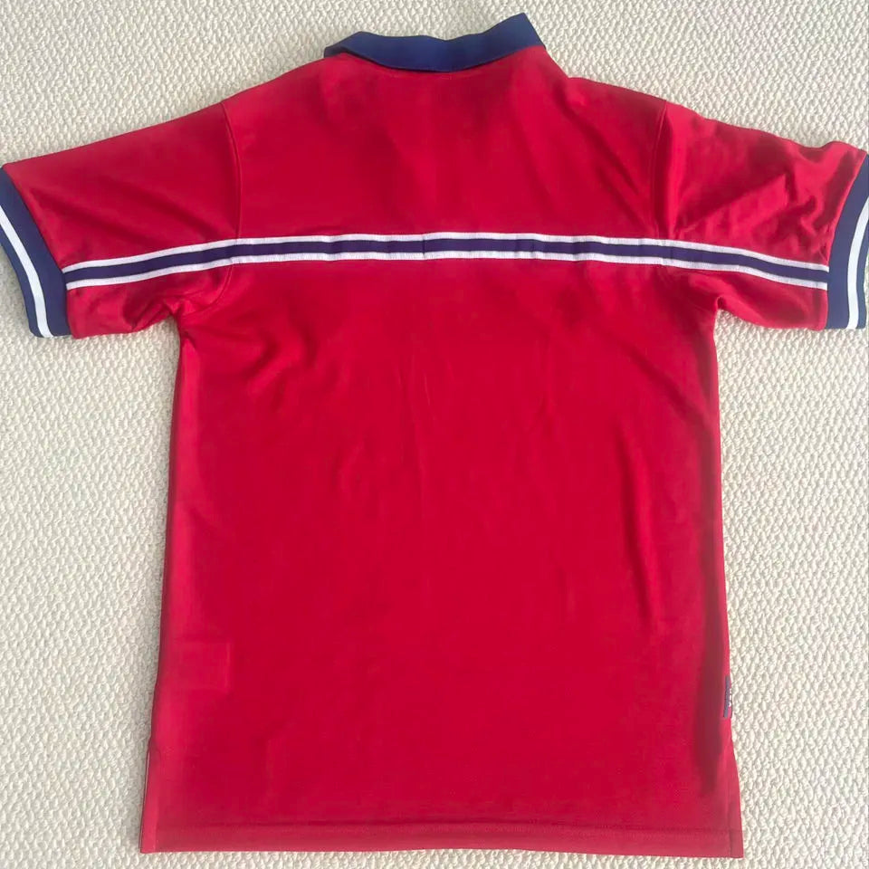 1998 U.S Away Red Retro Soccer Jersey Back