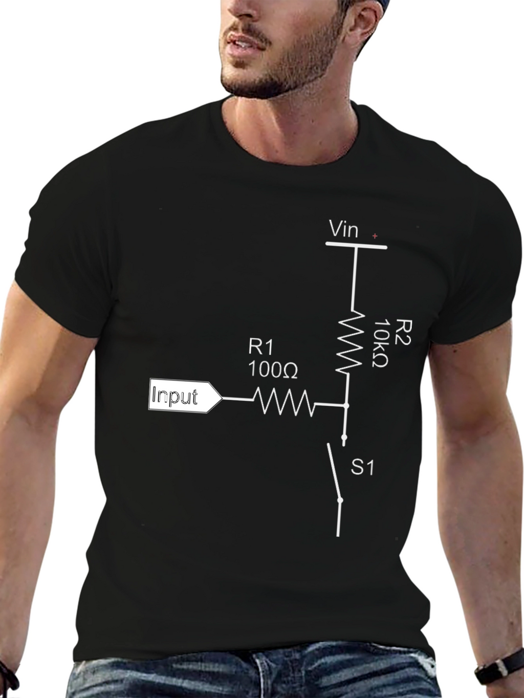 Circuit Diagram T-Shirt - Geeky Cool Tee