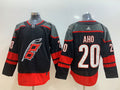 Men's Carolina Hurricanes Sebastian Aho #20 Black Home Breakaway  Player Jerseys
