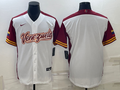 Men's 2023 World Baseball Classic Venezuela White Blank Jerseys