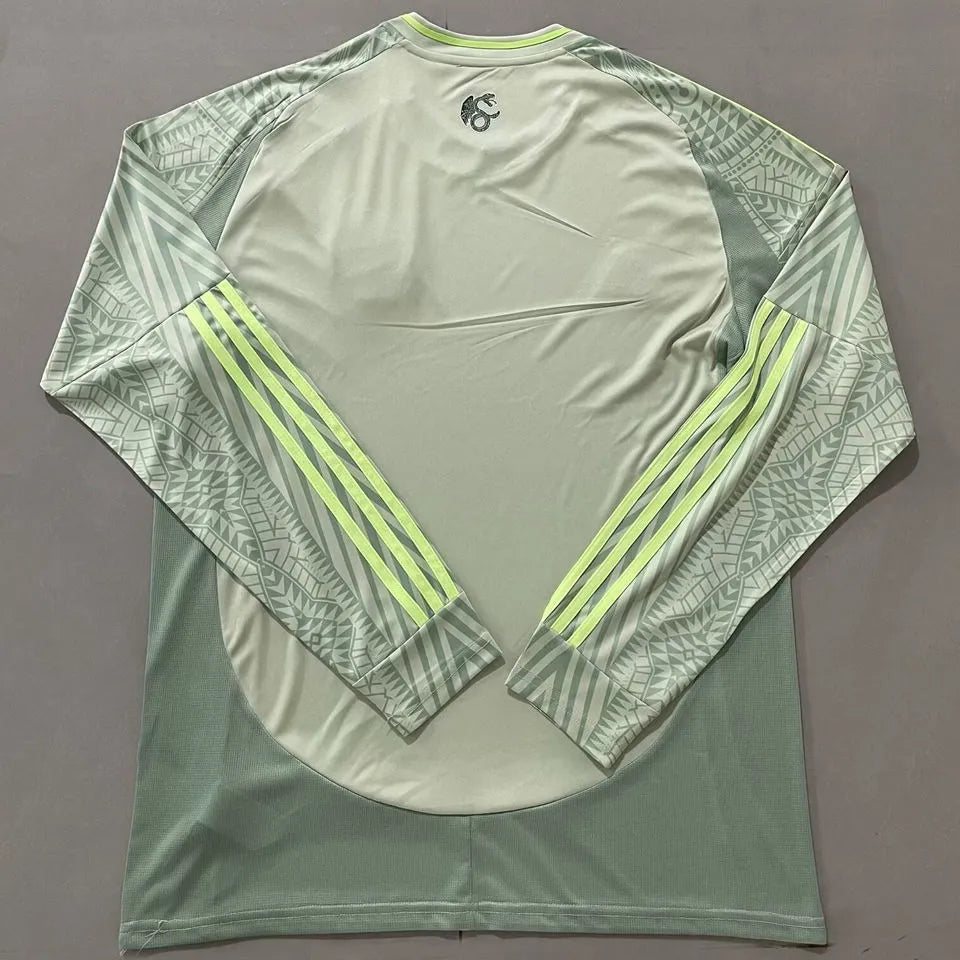 2024/25 Mexico Away Long Sleeve Soccer Jersey Back
