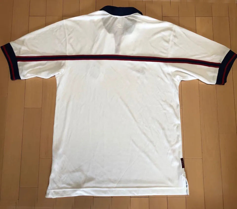 1998 U.S Home White Retro Soccer Jersey Back