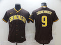 Men's San Diego Padres Jake Cronenworth #9 Brown Stitched Jerseys