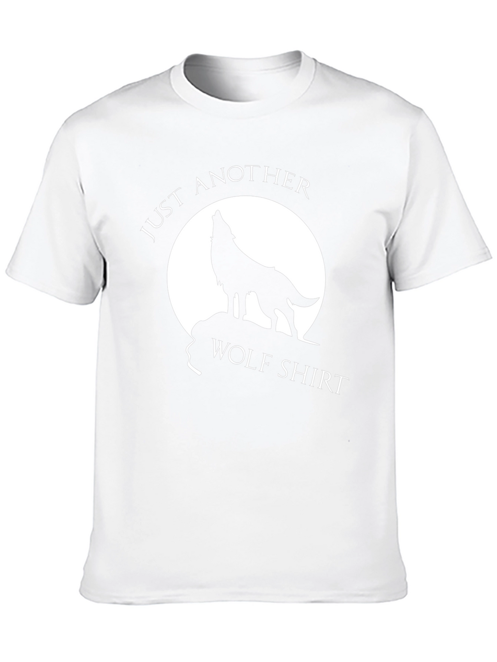 Just Another Wolf Shirt Black Graphic Tee