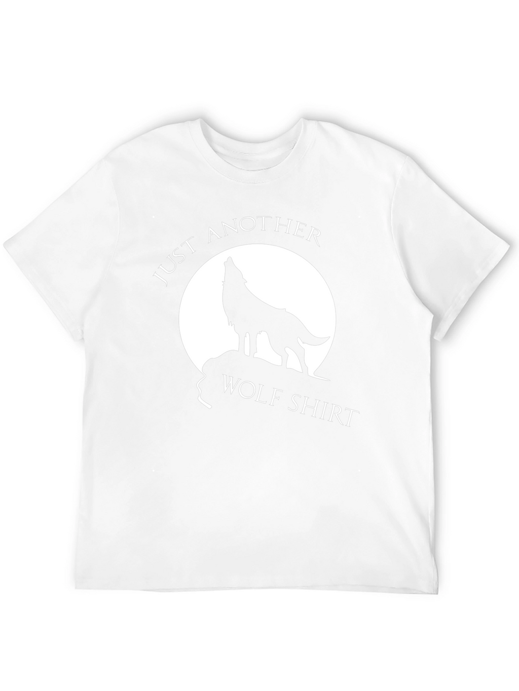 Just Another Wolf Shirt Black Graphic Tee