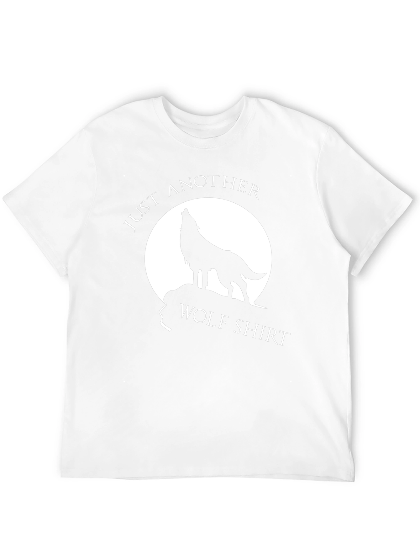 Just Another Wolf Shirt Black Graphic Tee