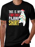 Christmas Pajama Shirt Bear T-Shirt