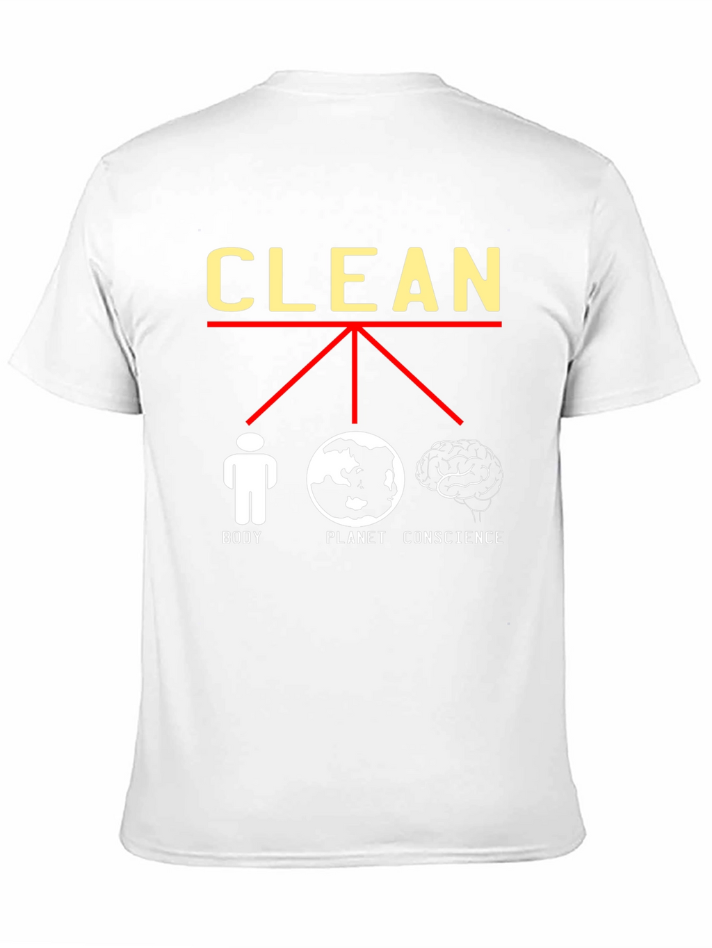 Clean Body Planet Conscience Graphic Tee