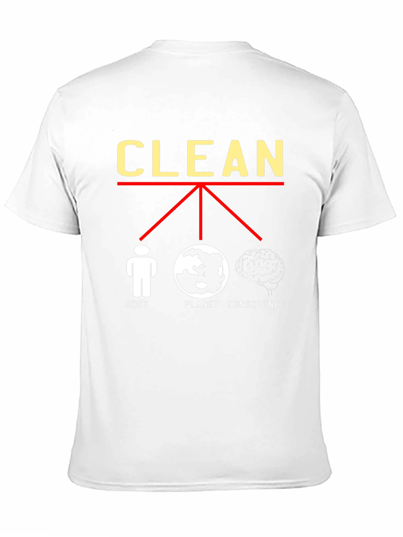 Clean Body Planet Conscience Graphic Tee