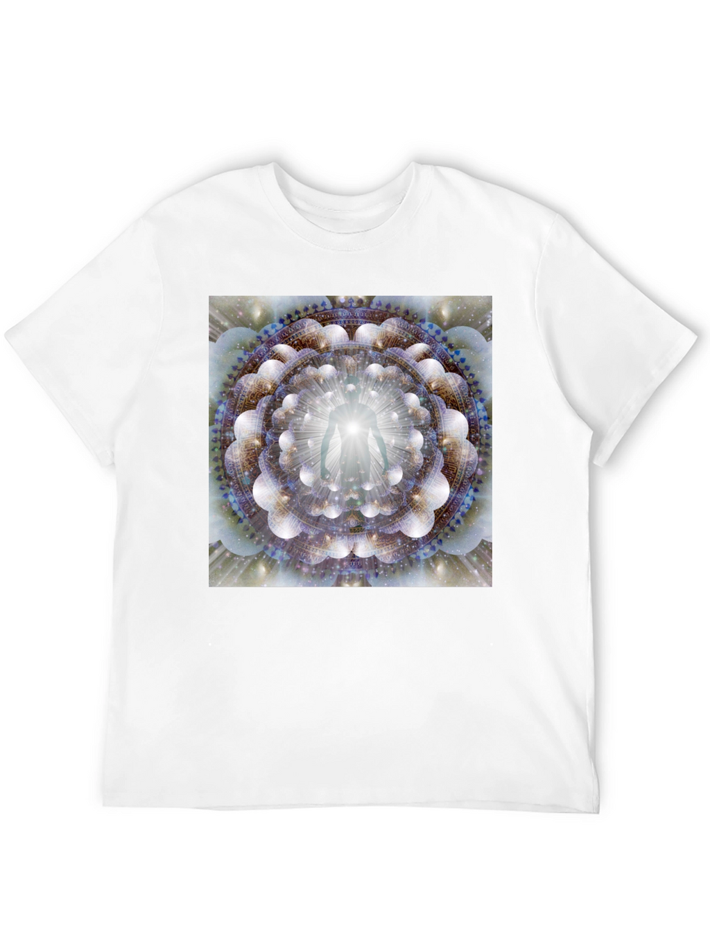 Enlightened Being Mandala Black T-Shirt