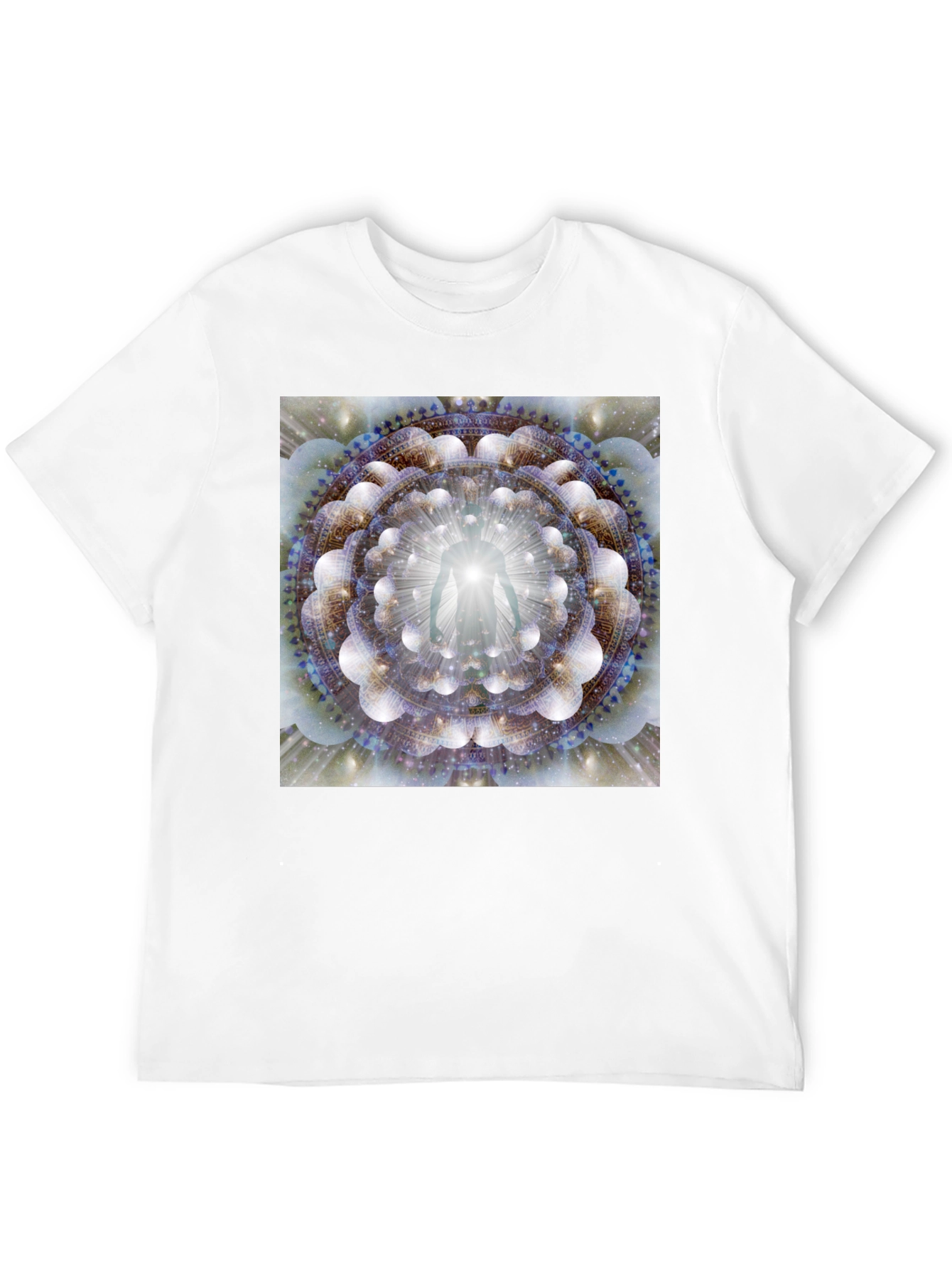 Enlightened Being Mandala Black T-Shirt