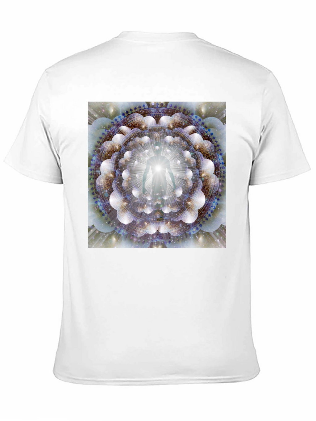 Enlightened Being Mandala Black T-Shirt