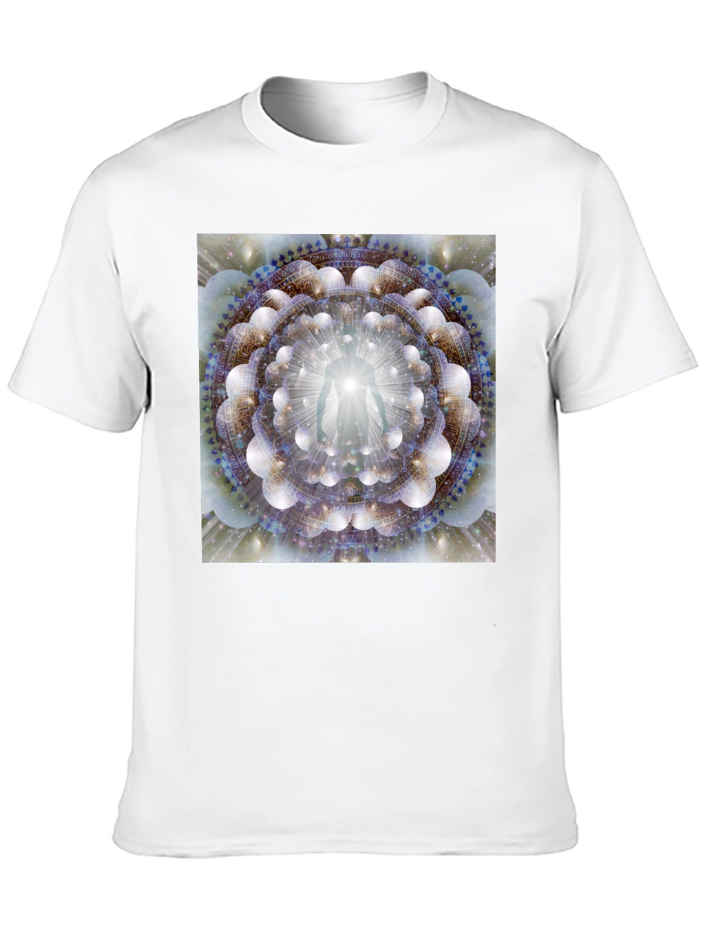 Enlightened Being Mandala Black T-Shirt