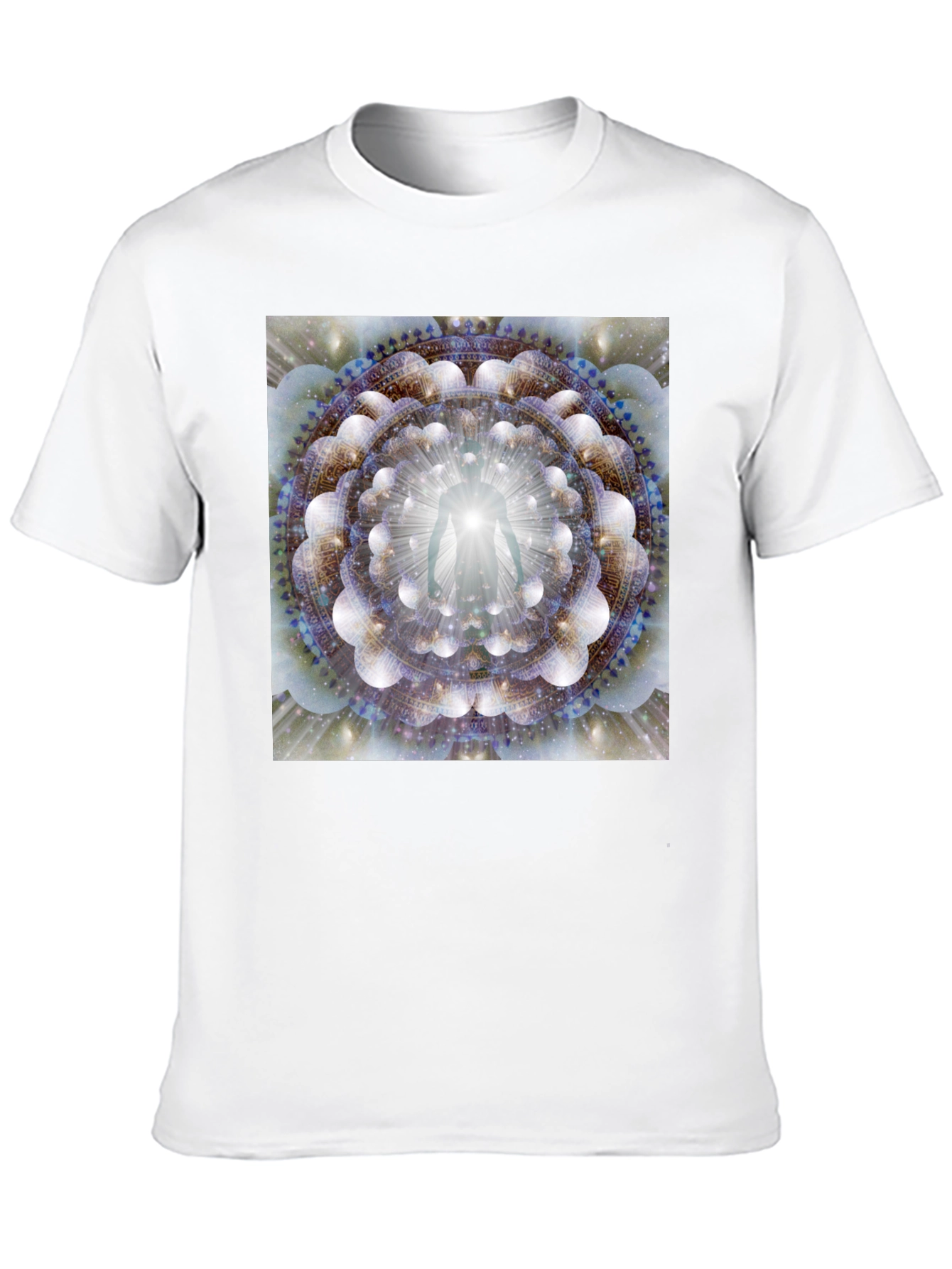 Enlightened Being Mandala Black T-Shirt