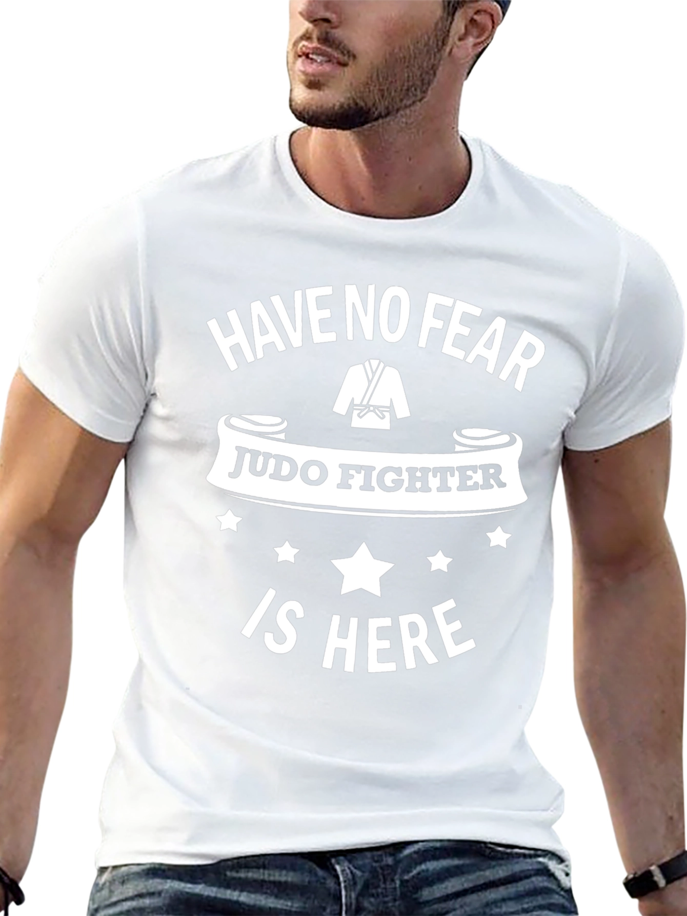 Judo Fighter Graphic Tee - Have No Fear T-Shirt