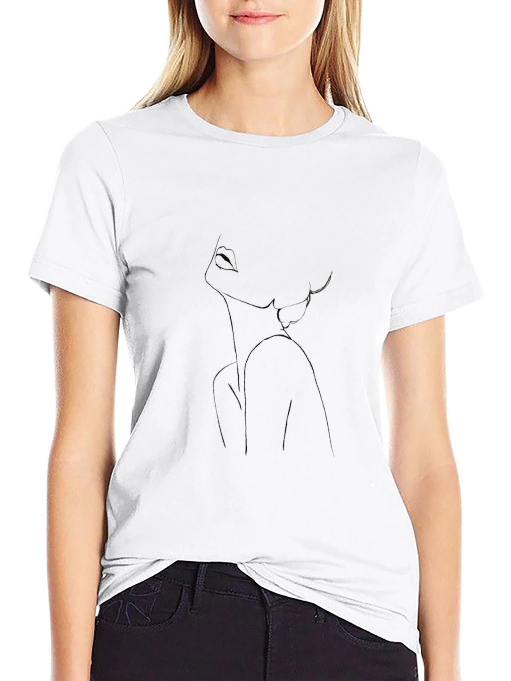 Minimalist Line Art Tee