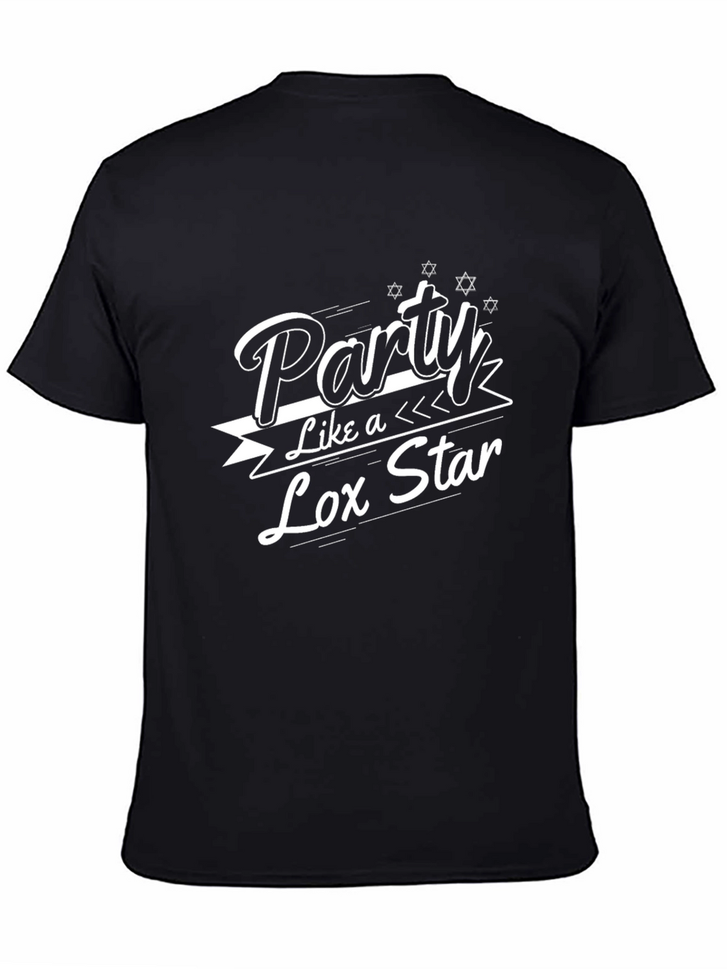 Party Like a Lox Star Black T-Shirt