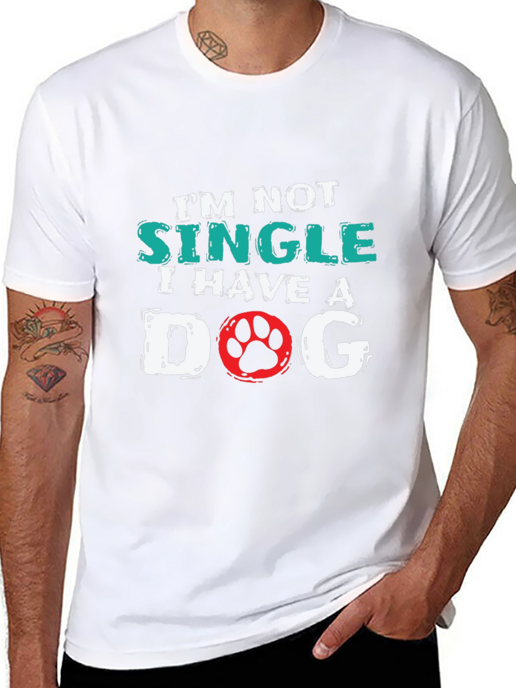Im Not Single I Have a Dog T-Shirt