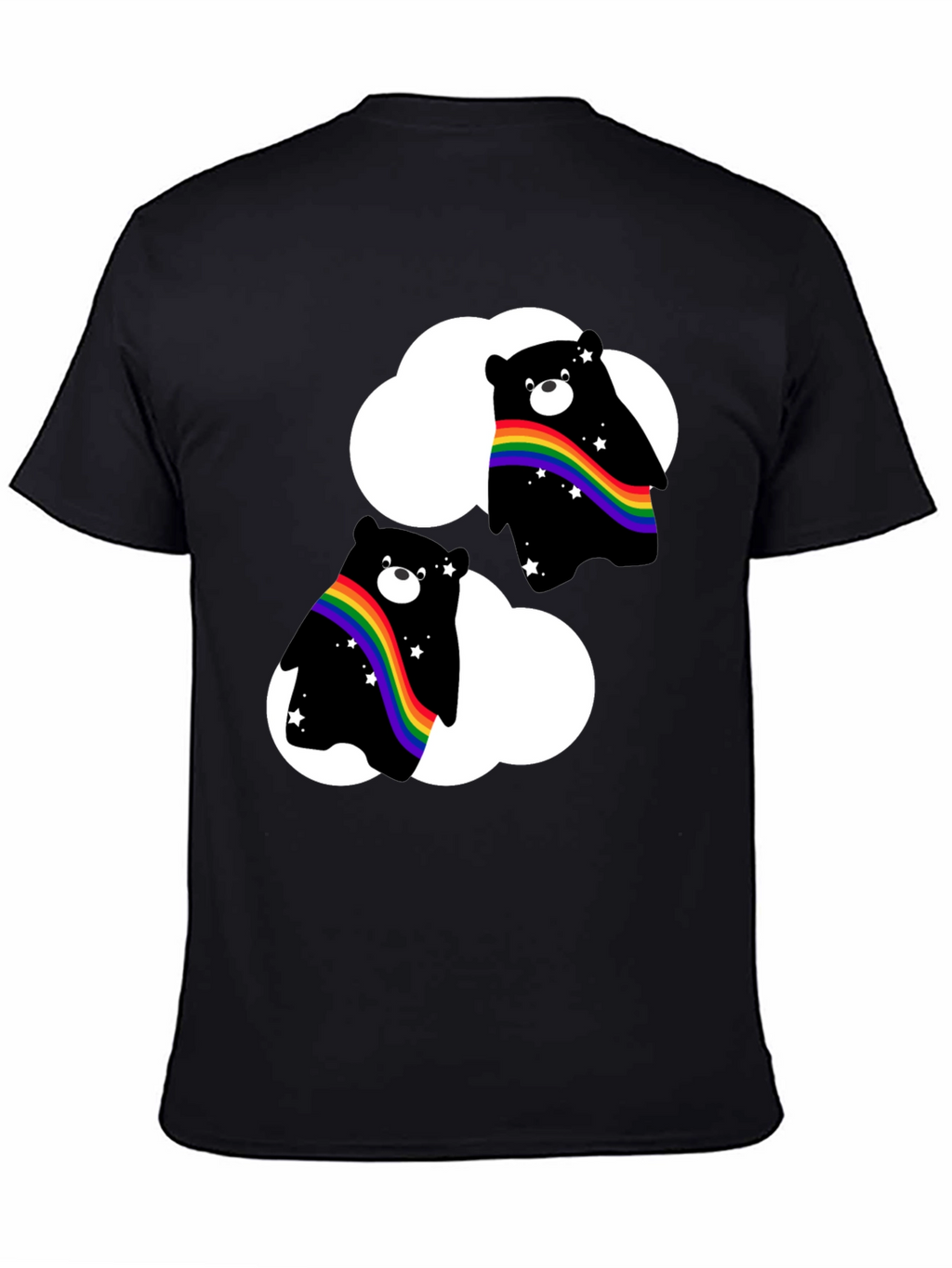 Rainbow Bear Cloud T-Shirt - Pride Style