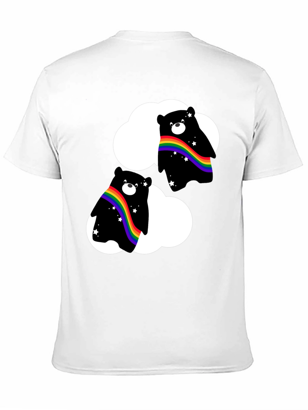 Rainbow Bear Cloud T-Shirt - Pride Style