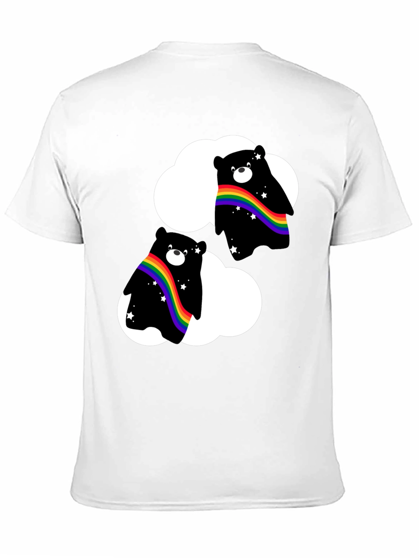 Rainbow Bear Cloud T-Shirt - Pride Style