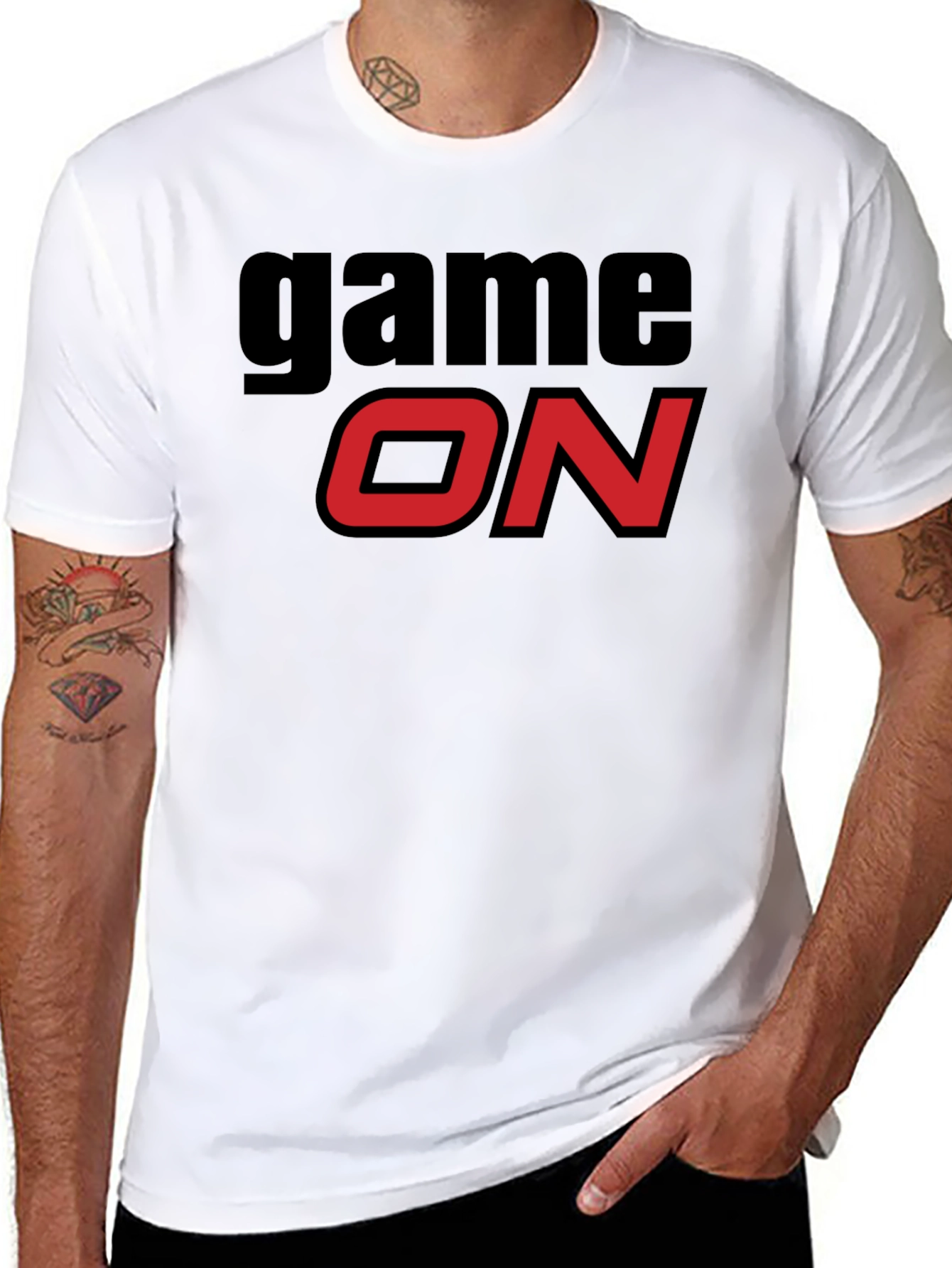 Game On T-Shirt - Black Graphic Tee