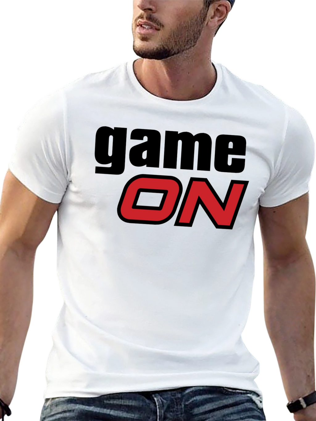 Game On T-Shirt - Black Graphic Tee