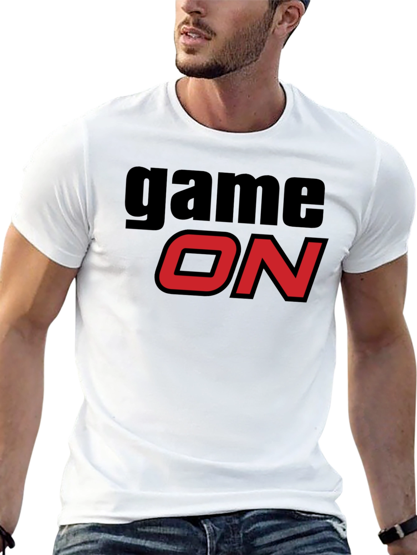 Game On T-Shirt - Black Graphic Tee