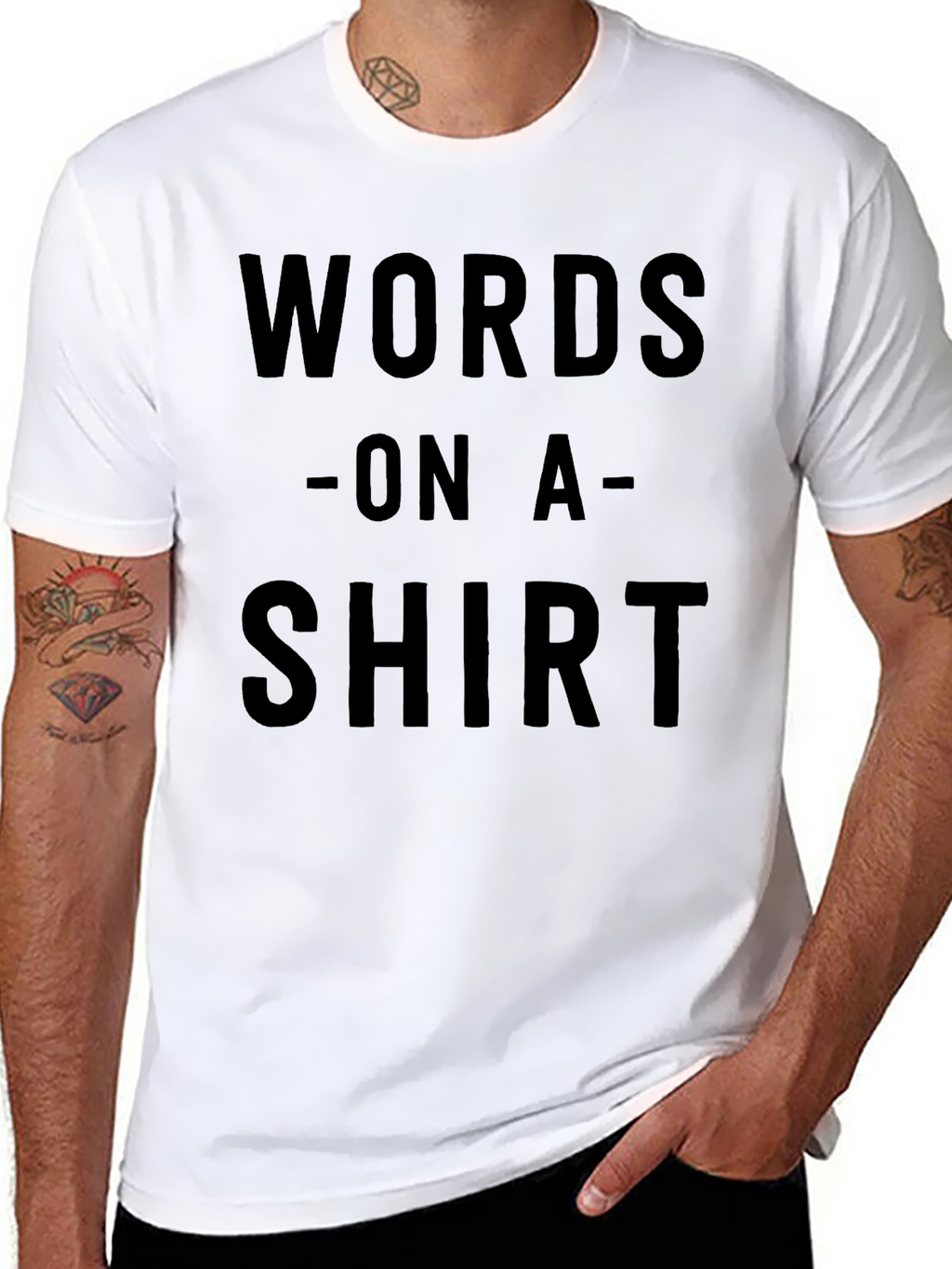 Words on a Shirt Graphic Tee - Unisex