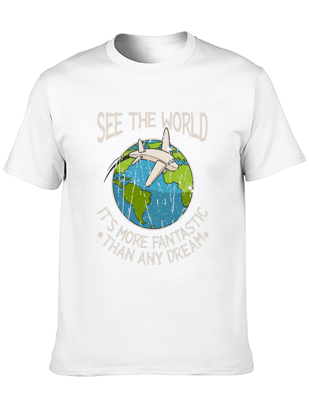 See The World Airplane Graphic T-Shirt