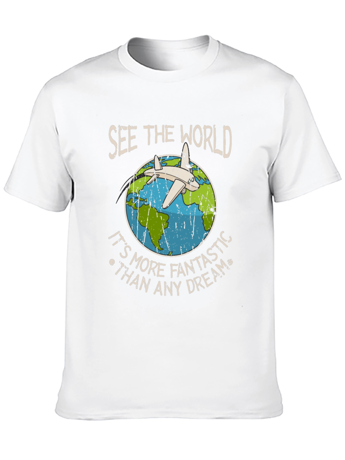 See The World Airplane Graphic T-Shirt