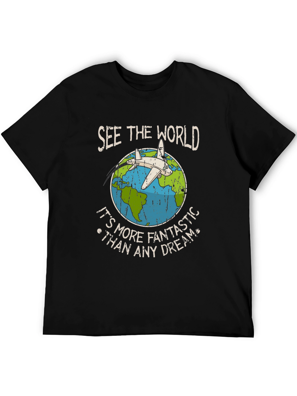See The World Airplane Graphic T-Shirt