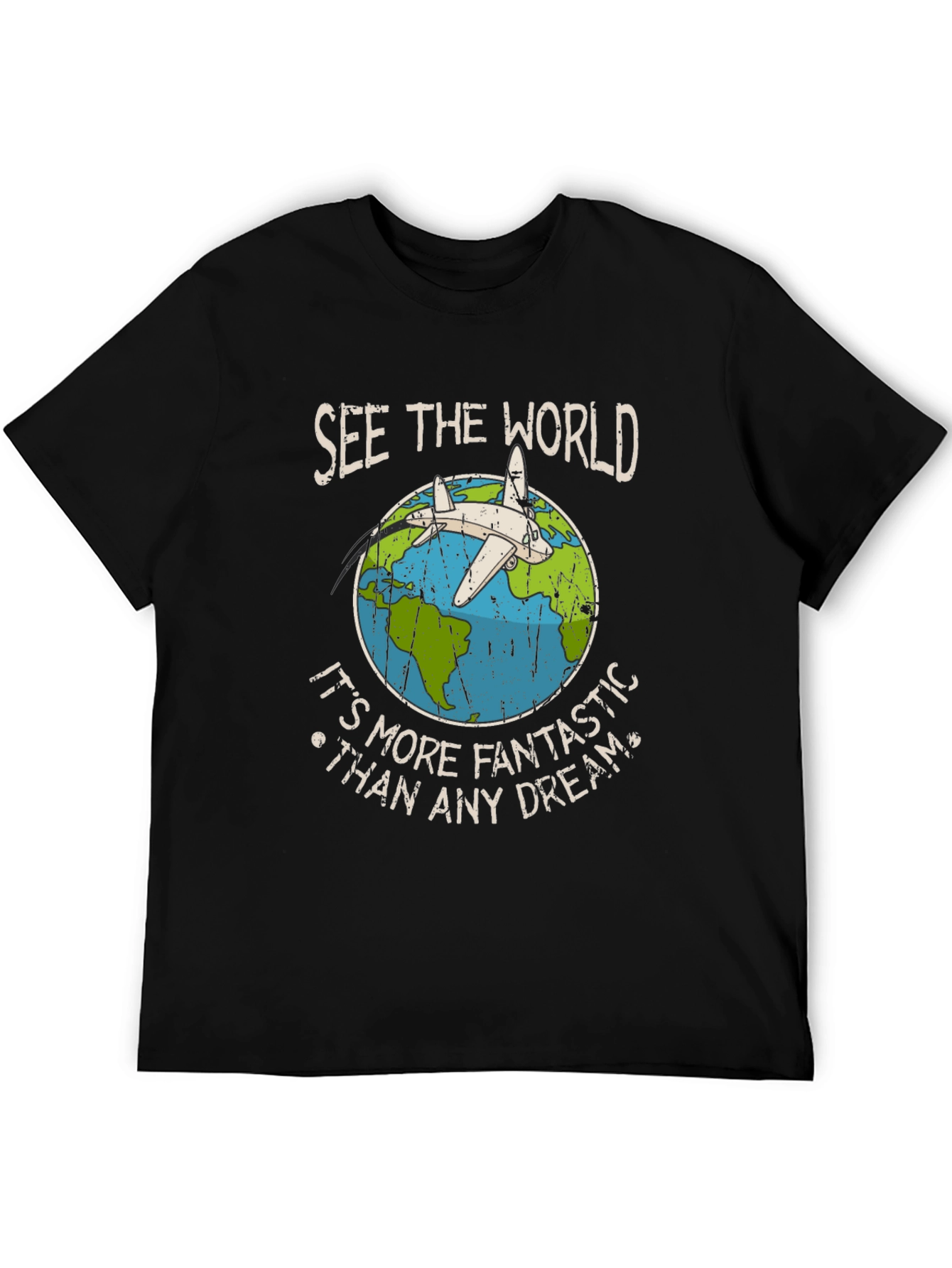 See The World Airplane Graphic T-Shirt
