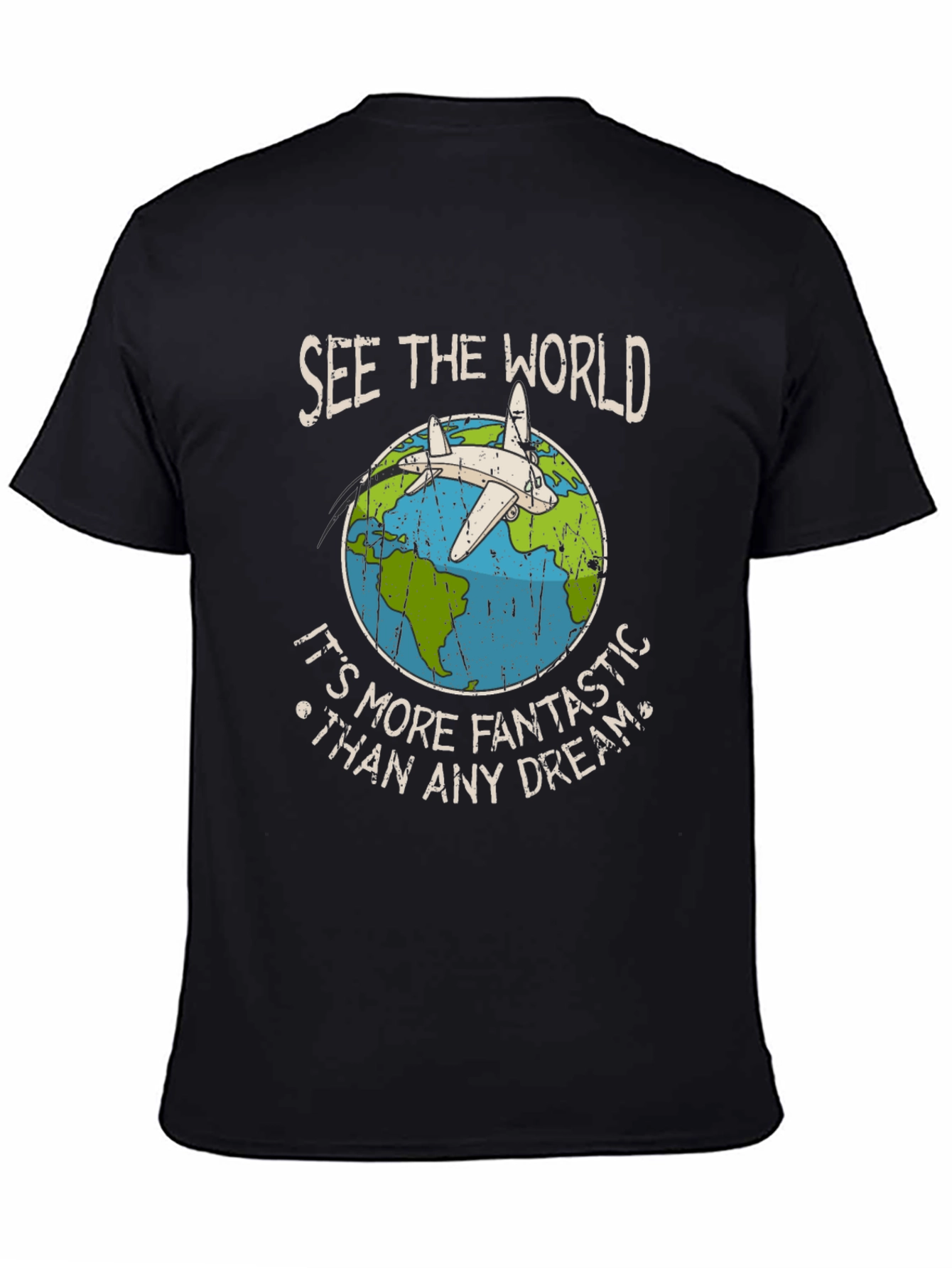 See The World Airplane Graphic T-Shirt
