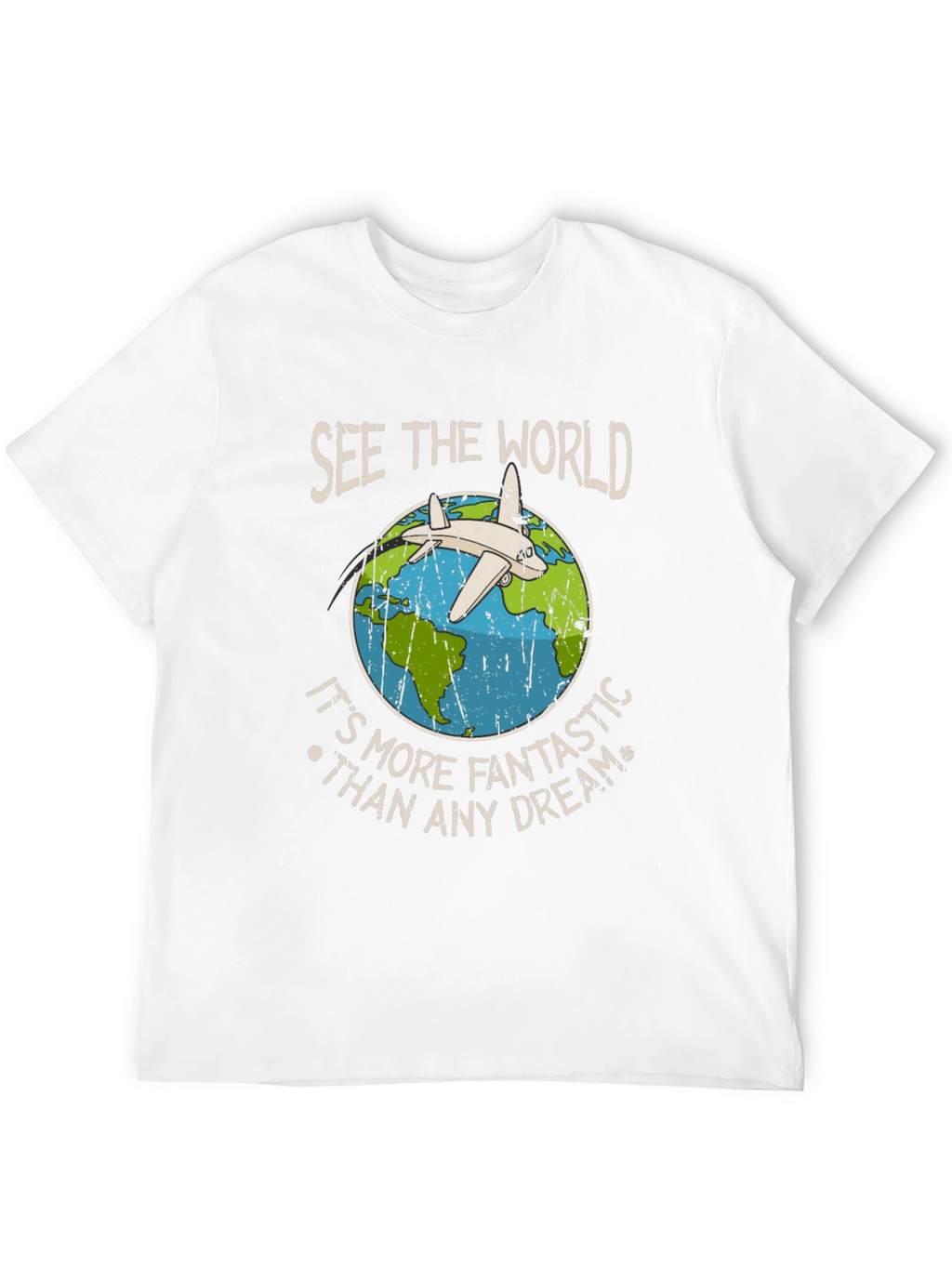 See The World Airplane Graphic T-Shirt