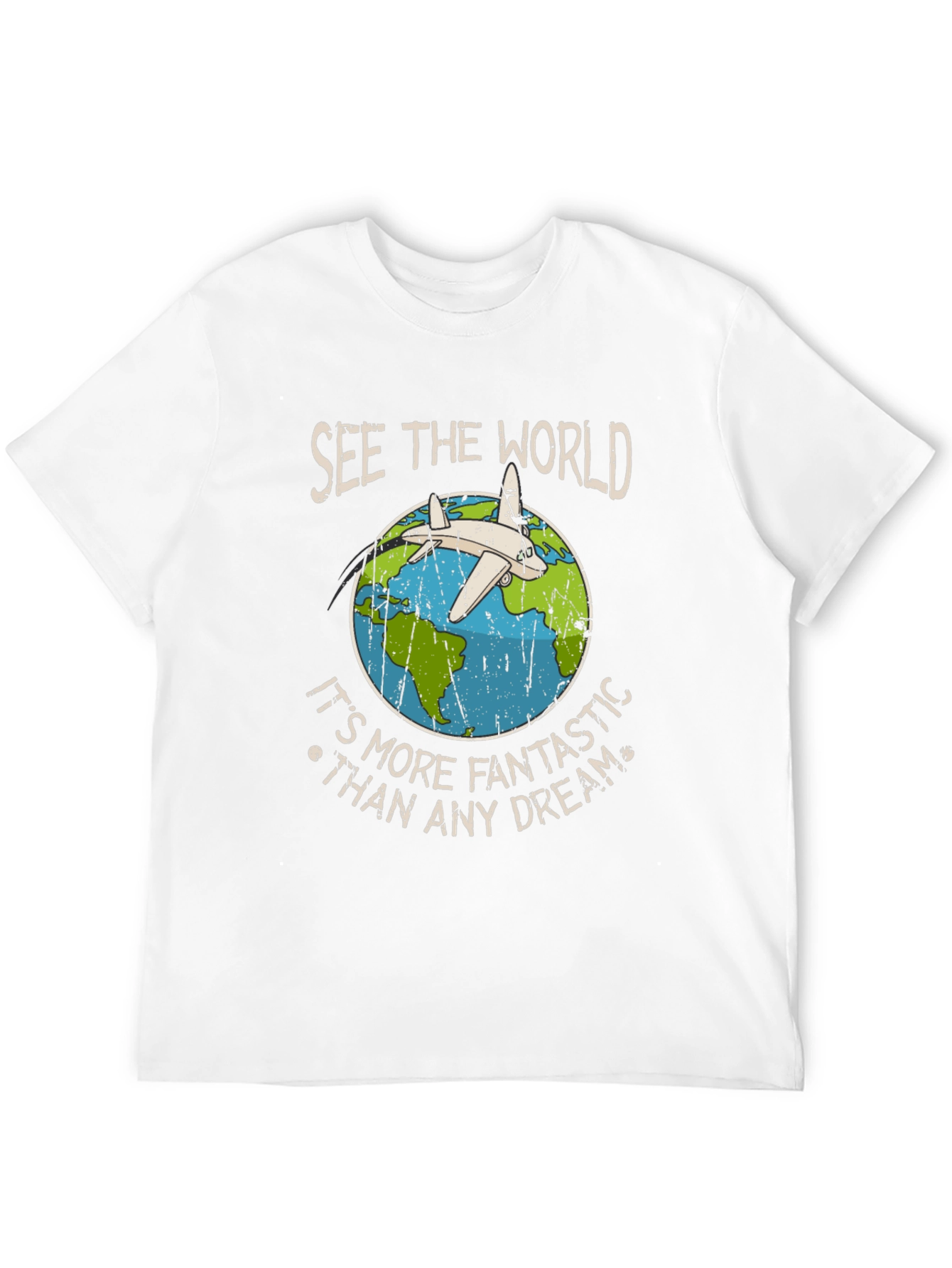 See The World Airplane Graphic T-Shirt