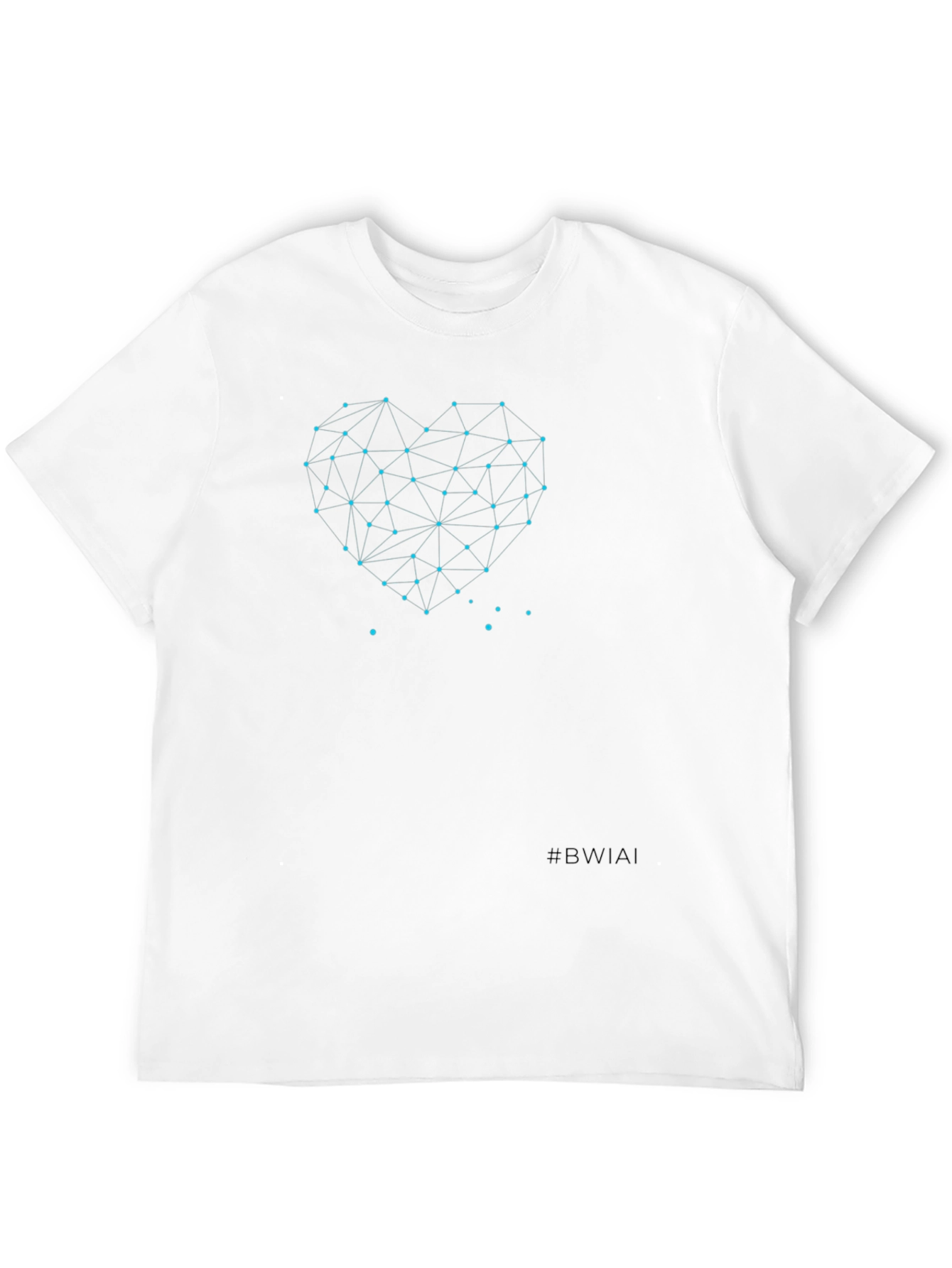 Geometric Heart T-Shirt - Modern Style